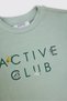 Baby Boy Printed Light Green T-Shirt - 3
