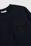 Boy's Navy Blue Sweatshirt with Crew Neck - 3