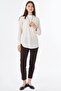 Button Detailed Blouse Ecru - 2