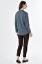 Button Detailed Blouse Petrol - 5