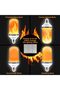 مصباح LED بتأثير اللهب، 4 أوضاع لتأثير اللهب المتذبذب مع وضع الاستشعار بالجاذبية للتركيب على الوجهين، E2 - 5