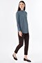 Button Detailed Blouse Petrol - 6