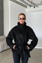 Women's Belted Stand Collar Oversized Suede Trench Coat Jacket