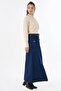 Denim Skirt with Pocket Bag Indigo - 5