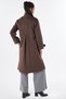 Buckle Detailed Cashmere Coat Mink - 5