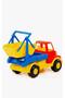 City Vehicle Garbage Truck 24 cm Movable Mechanism Durable Plastic Toy Truck - 5