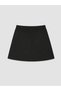 Two Mt Shop Quality Lcw Kids Black Interlock Striped Girls' Shorts Skirt - 2