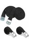 4 Pack Ratchet Tie Down Straps,Heavy Duty Adjustable Lashing Belts with Buckle for Motorcycle,Trailer,and Cargo,25mm Wide