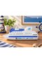 Blue Marmara Piggy Bank 32 cm Large Size - New with Box and Key