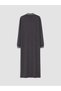 Lcw Modest Anthracite Shirt Collar Sweat Dress - 6