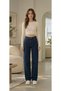 Christian Women's Dark Blue Palazzo Wide Leg Super High Waist Jean Trousers - 2