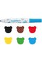 Jumbo Baby 6-Piece Super Washable Felt Tip Crayons, Colorful and Sustainable for 2-Year-Olds - 2