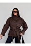 Suede Waist Drawstring Jacket