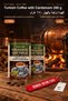 Kurukahveci Turkish Coffee with Cardamom 250 g X 2 Tins - Roasted in Wood Fire