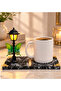 Street Light Design White Mug and Set of 5 Scented Colorful Macaron Candles - 3