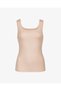 Women's Seamless Cotton Undershirt with Thick Straps - 2