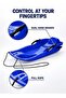 Double Sand & Snow Sled - Outdoor Plastic Skiing Board with Rope for Kids & Adults - Winter & Summer Fun - 2