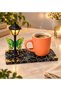 Orange Mug and White Angel Jar Set with Led Street Lights and Led Light-Up Heart - 4