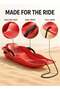 Double Sand & Snow Sled - Outdoor Plastic Skiing Board with Rope for Kids & Adults - Winter & Summer Fun - 4