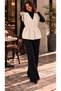Elastic Waist Buttoned Beard Knitwear Women's Floral Vest - 5