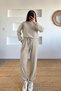 Beige Comfort Tracksuit Set