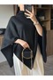 Asymmetric Cut Poncho - 2