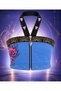 Kpop Huntrix Zoey Costume - Design Blouse - Loose Pants - Face Stone - Sequined Blue Hat Birthday Party Set (Pattern Is Large) - 3