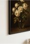 White Roses and Butterfly Black Wooden Framed Mdf Living Room Painting Huhu3299 - Single Painting Black Frame - 3