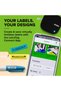 LetraTag 200B Label Maker with Bluetooth, Compact Label Printer, Connects to iOS and Android via Wireless Bluetooth Technology, Includes 1 x White Paper Label Tape - 2