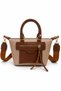 Women's Daily Hand and Shoulder Bag Mink – with Zipper Pocket and Strap