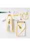 0-3 Months 100% Cotton Baby 5-Piece Giraffe Embroidered Blanket Set - 2