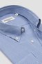 Bb Club Mike Poplin 100% Cotton Regular Fit Navy Blue Button-Down Collar Men's Striped Shirt - 3