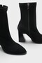 Lenka Stretch Side Zipper Pointed Toe Heeled Women's Boots - 2