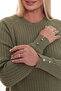 Knitwear Tunic with Cuff Buttons Knitwear Soft Tunic
