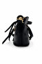 Women's Daily Hand and Shoulder Bag Black – with Zipper Pocket and Strap - 4