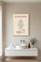 Unwind Bathrobe and Towel Wooden Framed Mdf Sign - Vintage Bathroom Sign Bathroom Decor Huhu3254 - Single Sign Natural Wood Frame