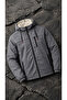 Fur-Lined Winter Waterproof and Windproof Coat Men's Jacket - 2