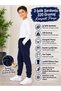 2-Piece Winter Fleece-Lined 3-Thread Pocketed Boys' and Girls' Sweatpants with Fleece Inside - Advantageous Package - 2