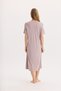 Bamboo Lace Detailed Maternity Nightgown 30251-30255-30274 - 4