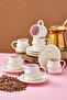 Velmont 6-Person 90 ml Porcelain Coffee Cup Set Ckr4603 - 3