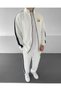 Men's Baggy Italia Scuba Tracksuit Set Wide Cut Striped Sports Bottom Top