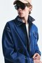 Oversize Zipper Closure Denim Coat - 3