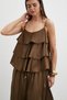 Strappy Beaded Detailed Layered Blouse - 6