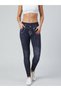 F.K. Leggings Women's Navy Blue Denim Look Lycra Tights - 3