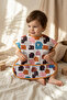 Woolyjoy Colorful Sheep Pattern Stain-Proof and Liquid-Proof Baby Food Bib with Pockets - Blw Compatible Sleeveless - 2