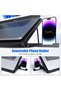 Laptop Cooling Pad, Laptop Cooler with 6 Quiet Fans for 12-17 Inch Notebook Gaming Fan Stable Stand, 7 Height & Wind Speed Adjustable, 2 USB Port & Phone Holder (Black) - 7
