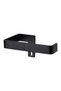 Skogsviken Black Toilet Paper Holder – Wall-Mounted Steel Bathroom Accessory