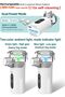 Portable Mini Vaporizers, Handheld Travel Steam Compressor Machine Humidifier Cool Mist Inhaler for Adults & Kids, 800 mAh large capacity - 5