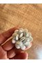 4X4 cm Beaded Flower Sewing Clothing Jewelry Accessory White - 6