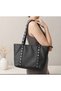 Modern Design Studded Women's Shoulder and Shoulder Bag